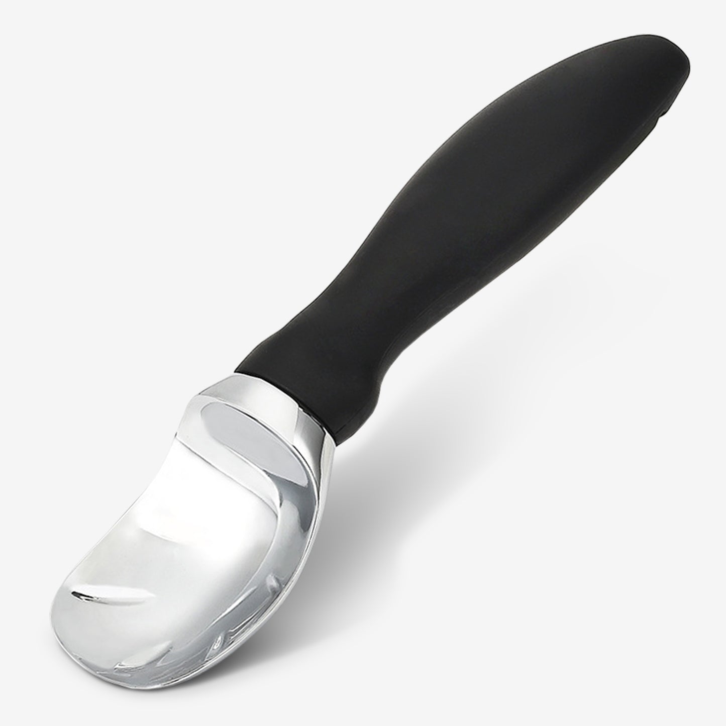 Cheer Collection Heavy Duty Ice Cream Scoop Stainless Steel Scooper with Comfort Grip Handle