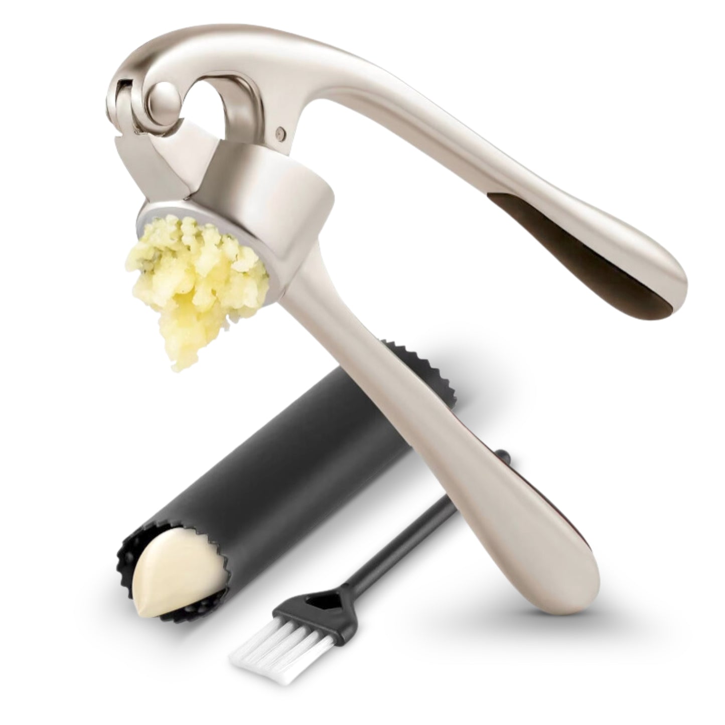 Cheer Collection Premium Garlic Crusher – Effortless Garlic Pressing and Mincing with Ergonomic Handle and Easy-Clean Design