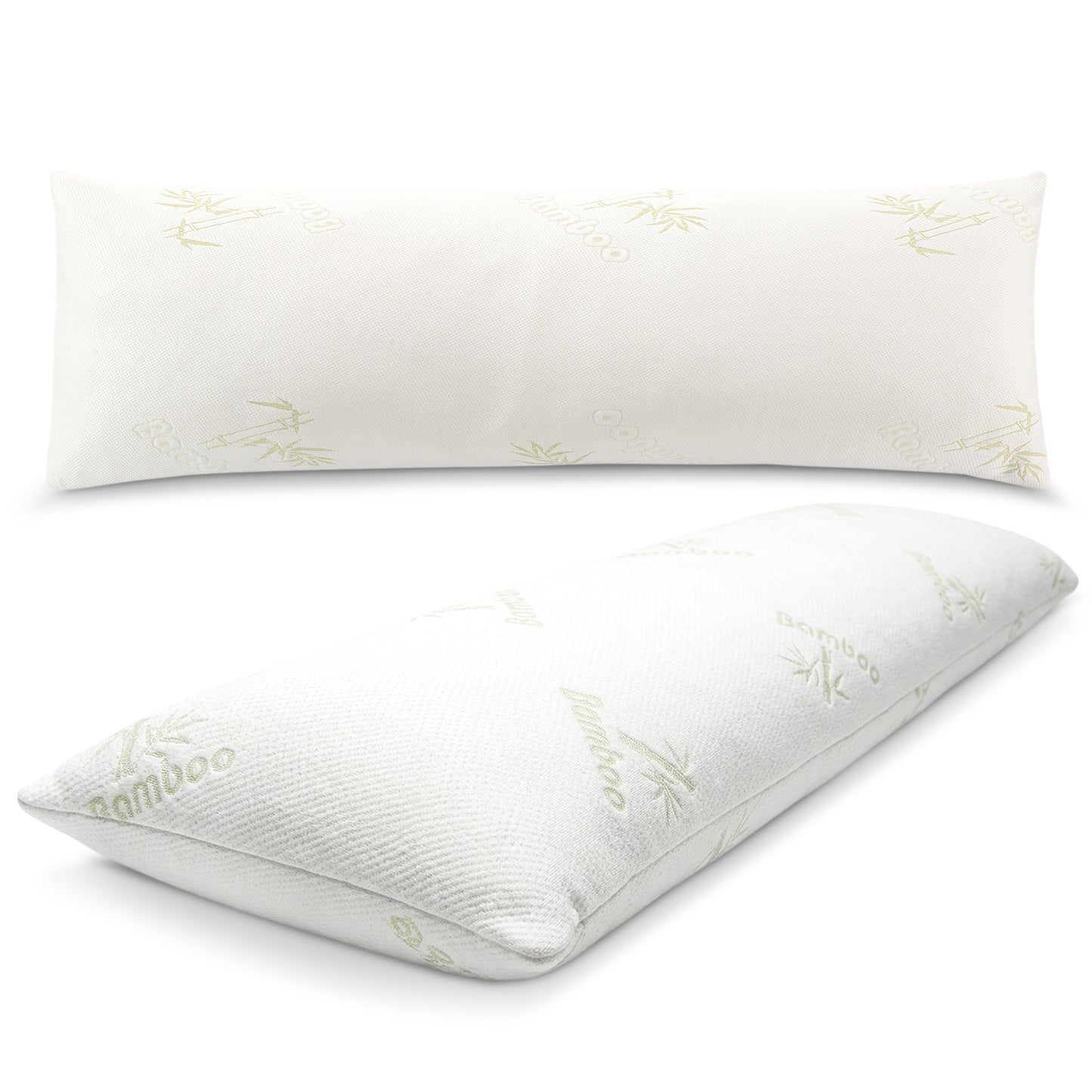 Cheer Collection Shredded memory Foam Body Pillow