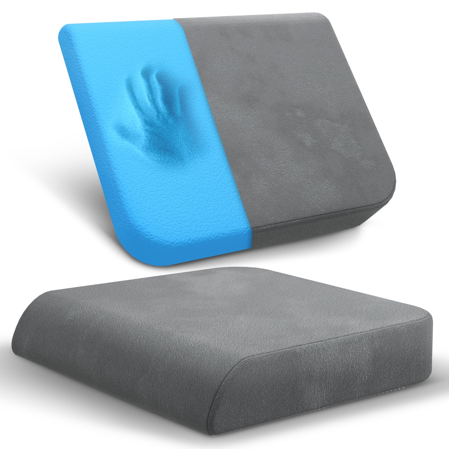 Cheer Collection Memory Foam Extra-Large Seat Cushion