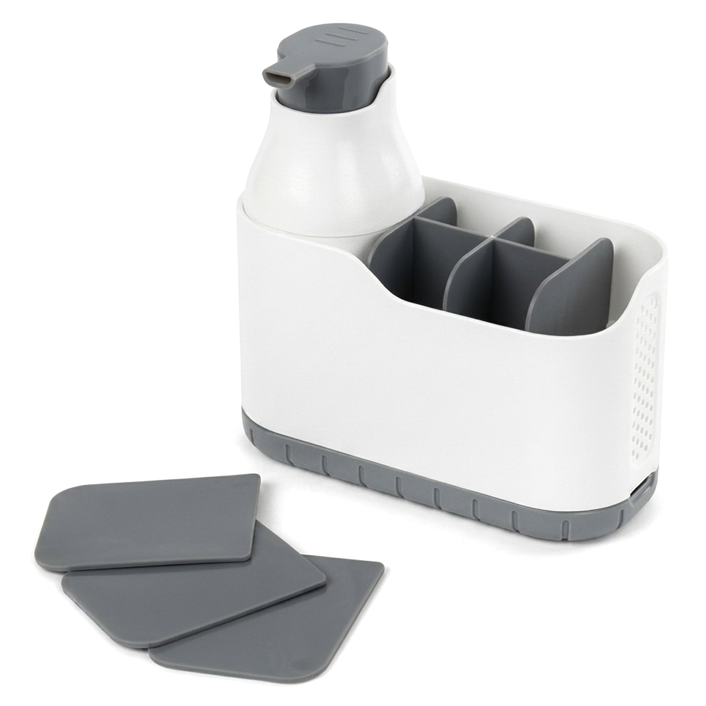 Cheer Collection Bathroom Organizer with Foaming Soap Pump & Dispenser