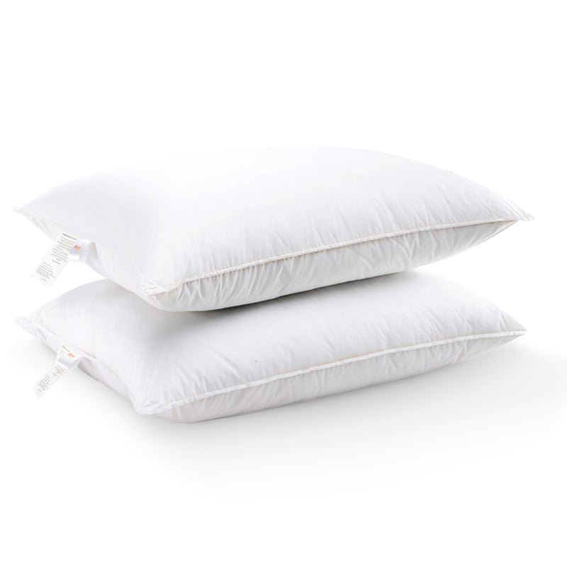 Cheer Collection Hypoallergenic Hollow Fiber Pillows (Set of 2) -Assorted Sizes