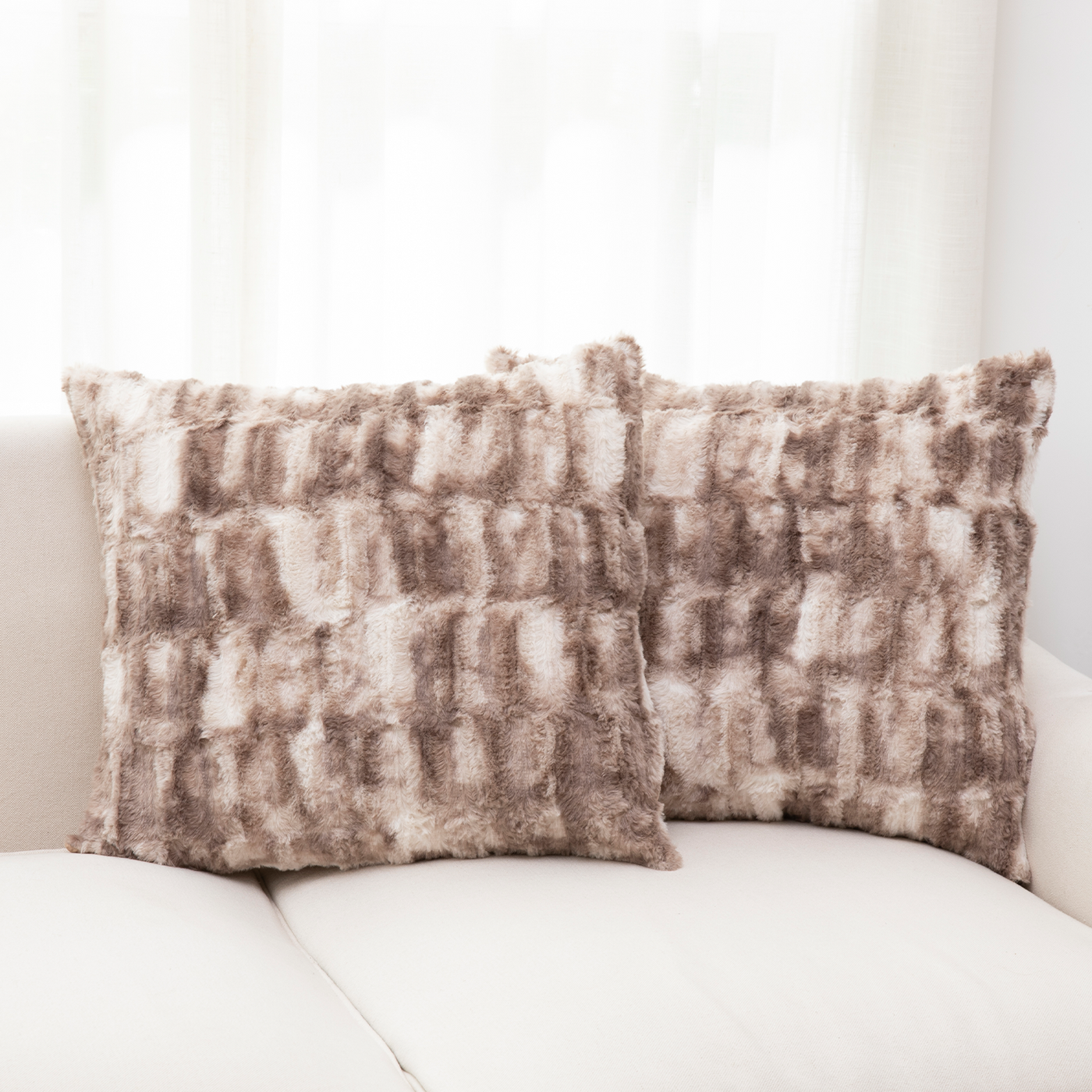 Cheer Collection Feather Down Sham And Throw Pillow Inserts - Set