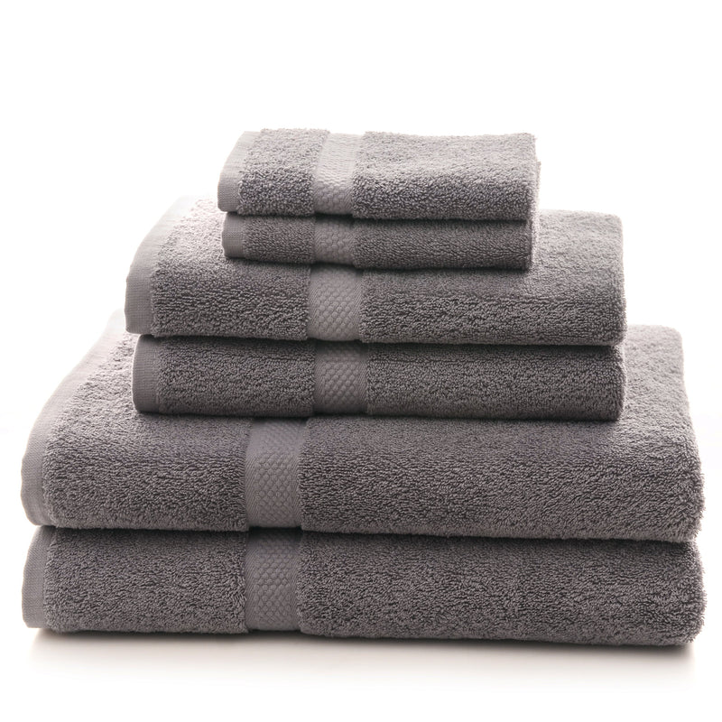 Cheer Collection 550 GSM 6 Piece Towel Set - Assorted Colors