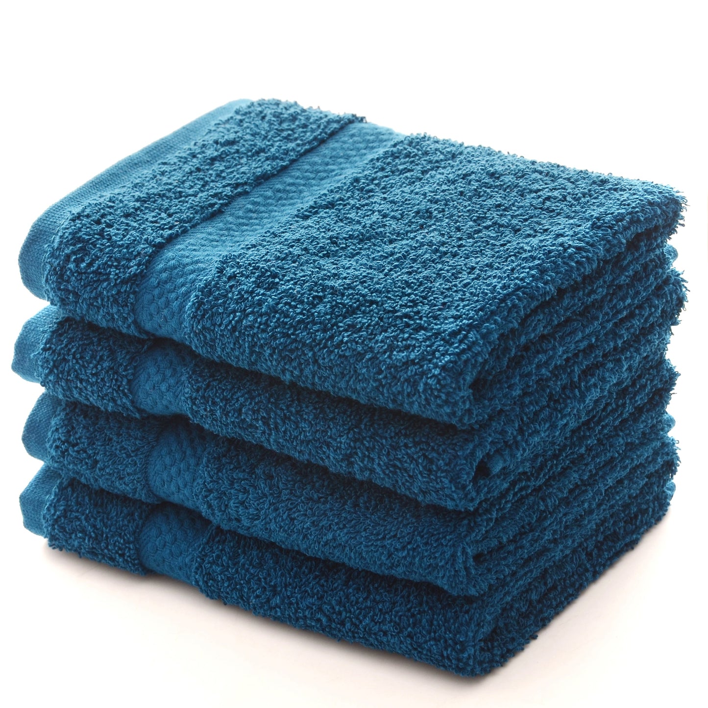 Cheer Collection 550 GSM Wash Cloth Set (Set of 4) - Assorted Colors