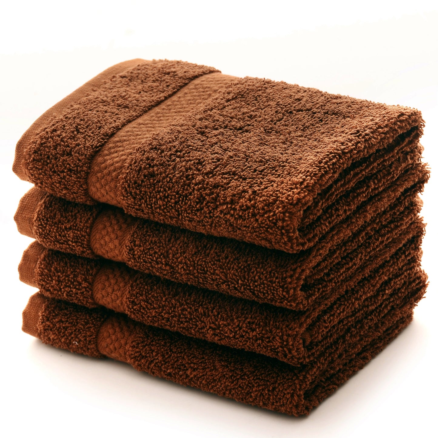 Cheer Collection 550 GSM Wash Cloth Set (Set of 4) - Assorted Colors