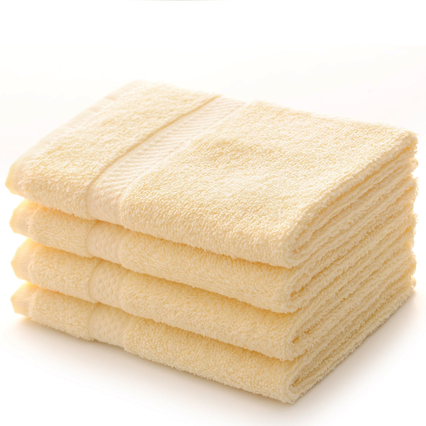Cheer Collection 550 GSM Wash Cloth Set (Set of 4) - Assorted Colors