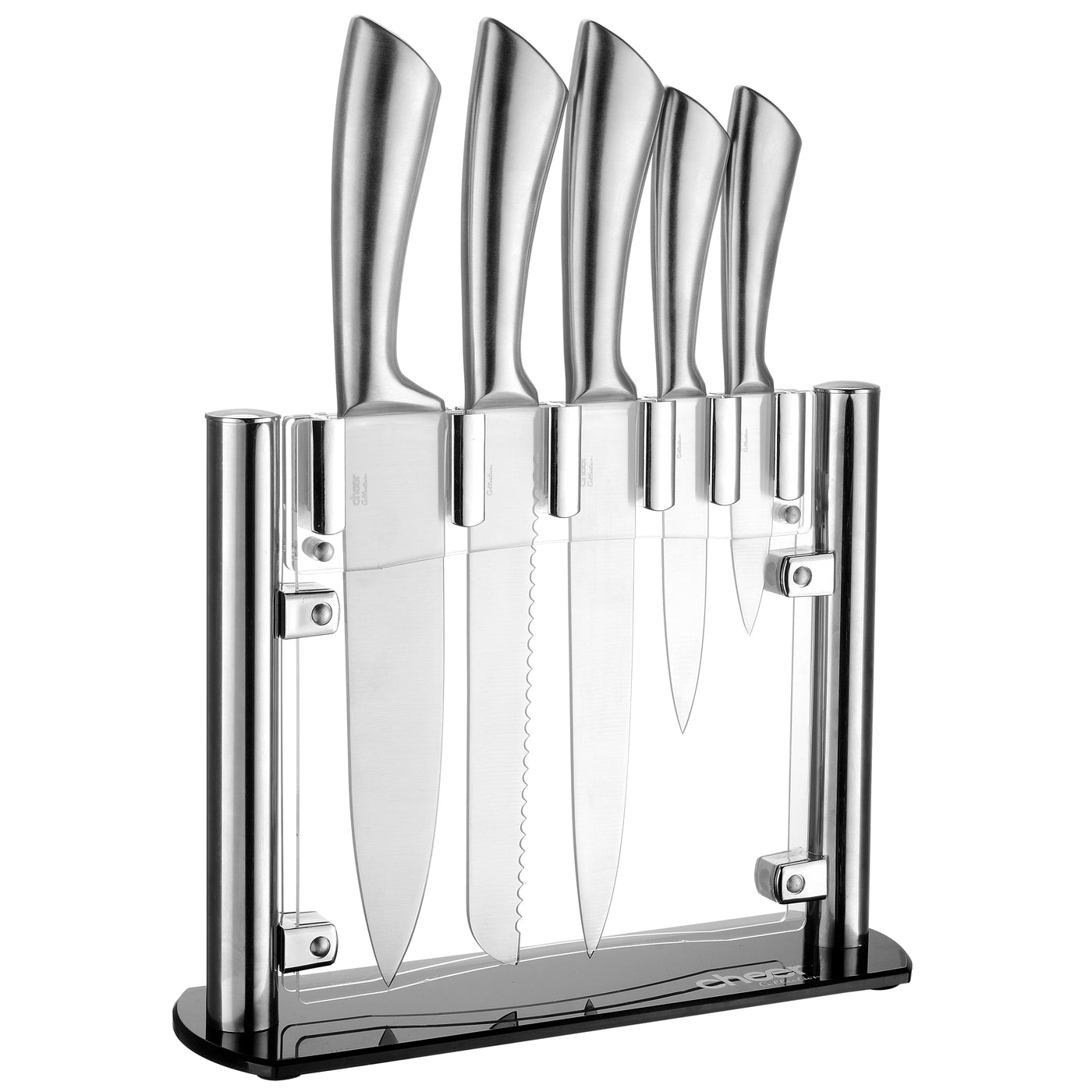 Say Goodbye to Rust with Our Rust-Resistant Knife Set Black