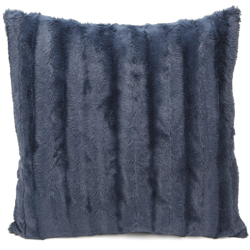 Cheer Collection Faux Fur Throw Pillow Cover - Multiple Colors & Sizes Available