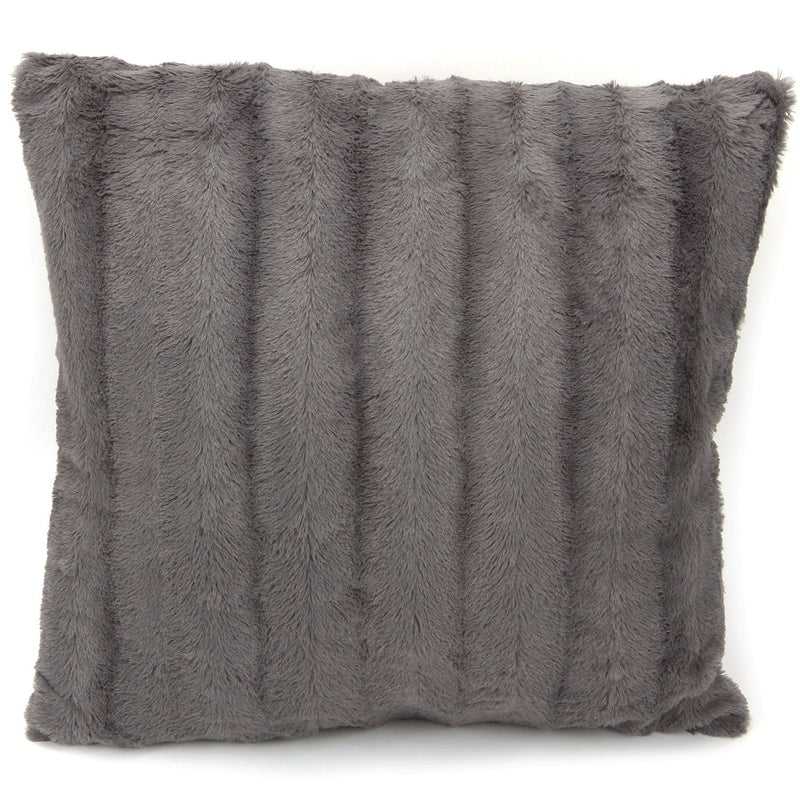 Cheer Collection Faux Fur Throw Pillow Cover - Multiple Colors & Sizes Available