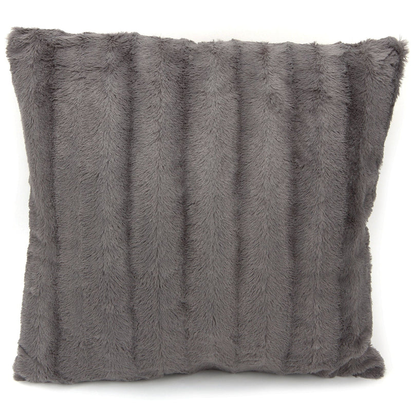 Cheer Collection Faux Fur Throw Pillow Cover - Multiple Colors & Sizes Available