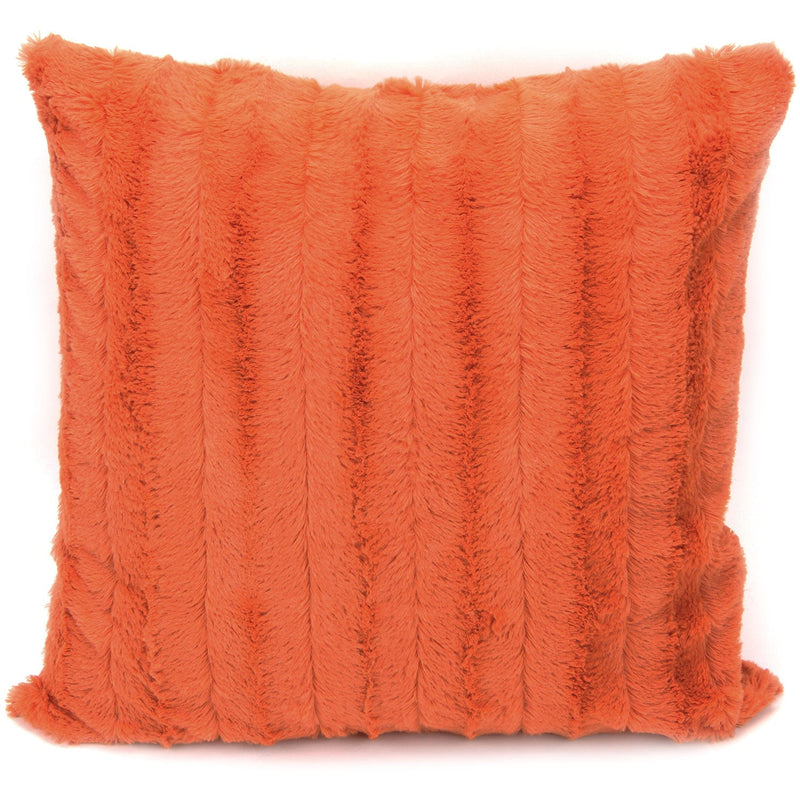 Cheer Collection Faux Fur Throw Pillow Cover - Multiple Colors & Sizes Available