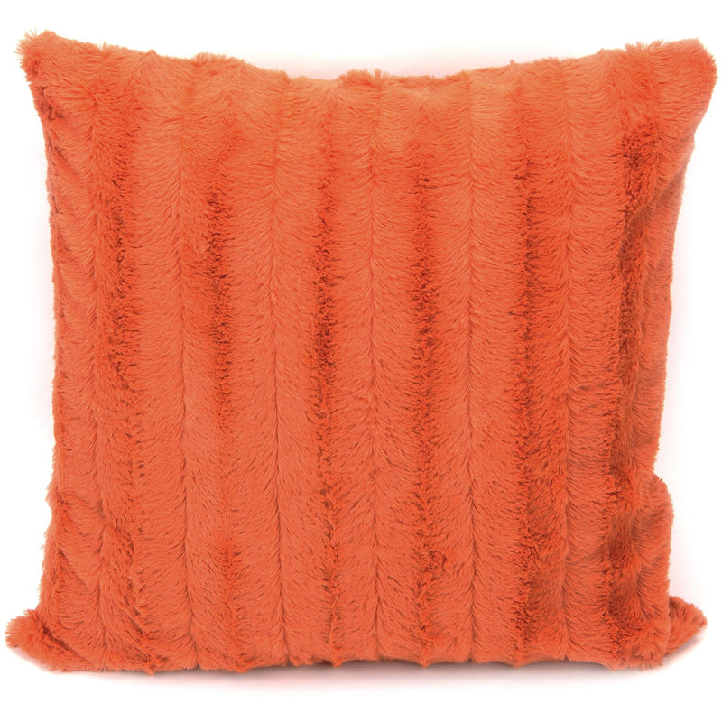 Cheer Collection Faux Fur Throw Pillow Cover - Multiple Colors & Sizes Available