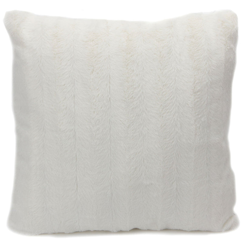 Cheer Collection Faux Fur Throw Pillow Cover - Multiple Colors & Sizes Available