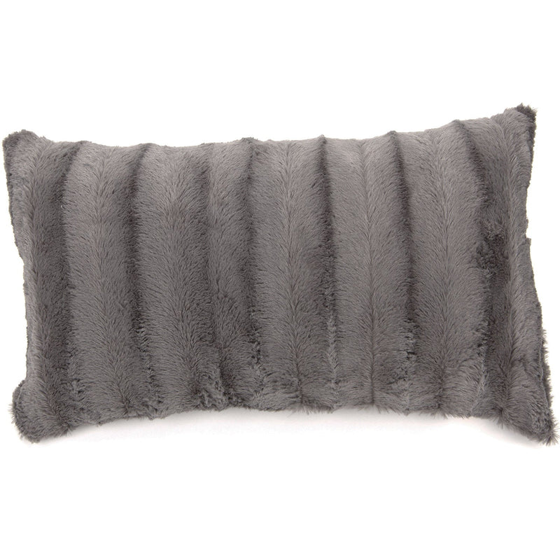 Cheer Collection Faux Fur Throw Pillow Cover - Multiple Colors & Sizes Available