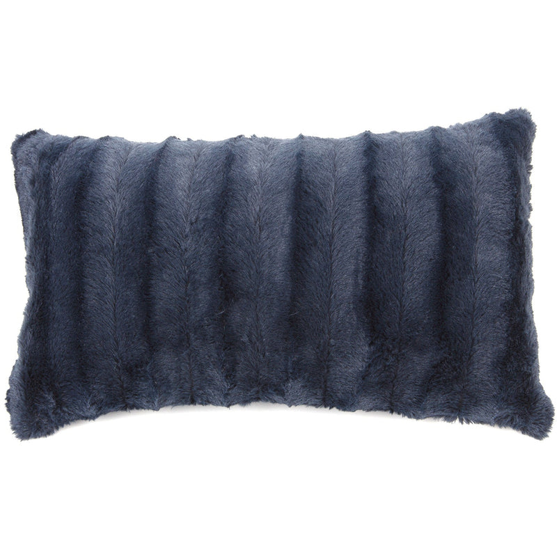 Cheer Collection Faux Fur Throw Pillow Cover - Multiple Colors & Sizes Available