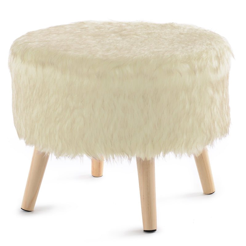Cheer Collection Faux Fur Bean Bag and Stuffed Animal Storage Case - Cheer  Collection