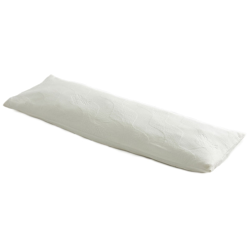 Cheer Collection Gel Infused 20 x 54 Body Pillow with Bamboo Cover