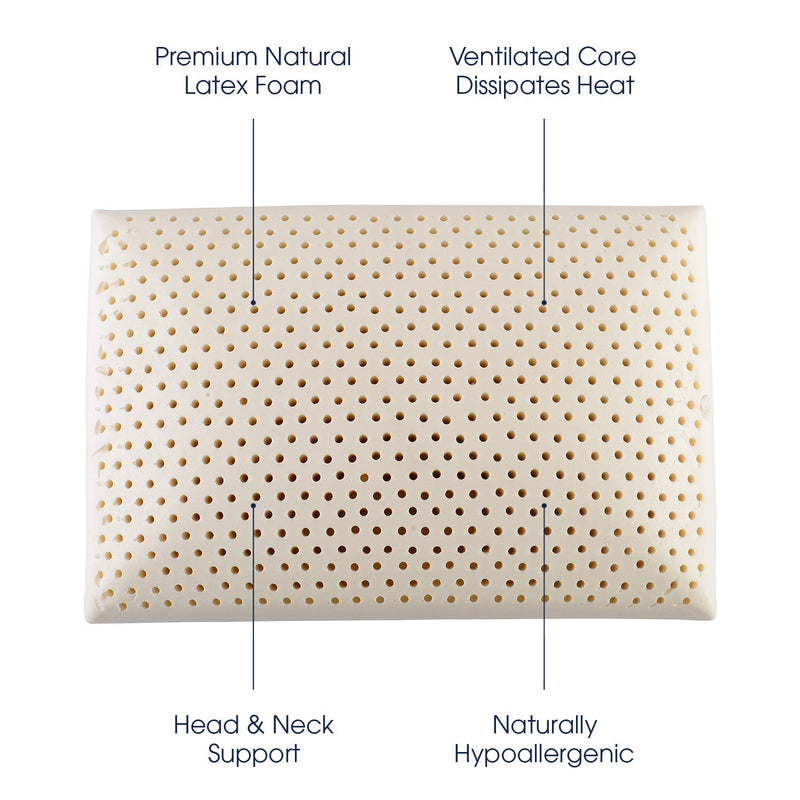 Cheer Collection Latex Memory Foam Pillow