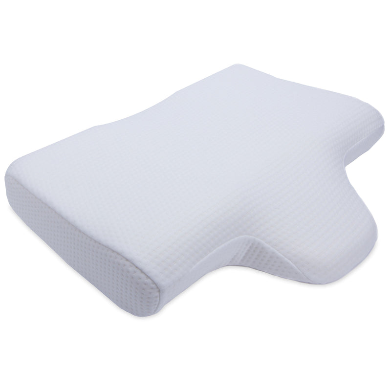 Cheer Collection Memory Foam Anti Snore Therapeutic Neck Pillow