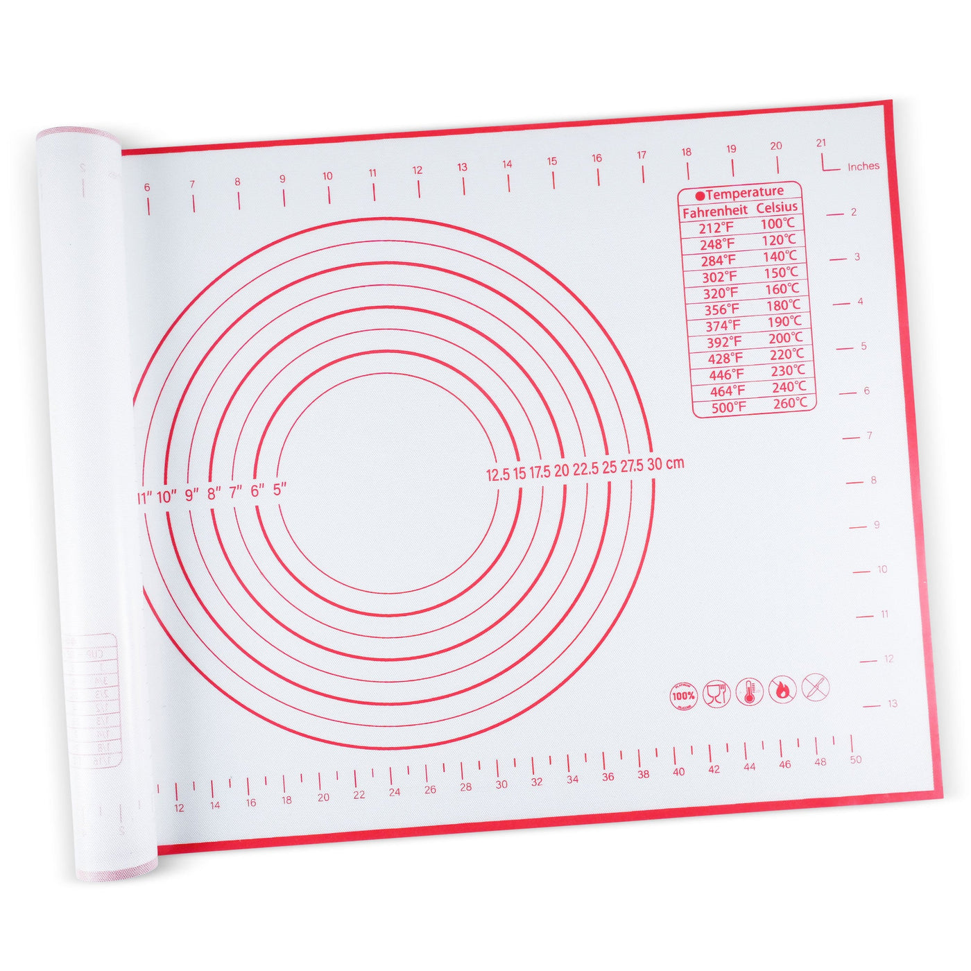 relais Bereid Tenslotte Cheer Collection Silicone Baking Mat for Dough and Baking Cookies Pizza Macarons- Non-Slip 16" x 24" - Cheer Collection relais Bereid Tenslotte Cheer Collection Silicone Baking Mat for Dough and Baking Cookies Pizza Macarons- Non-Slip 16" x 24" - Cheer Collection