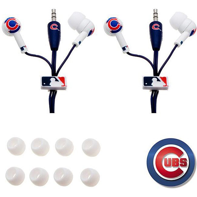 Nemo Digital MLB Chicago Cubs Earbud Headphones (Pack of 2)
